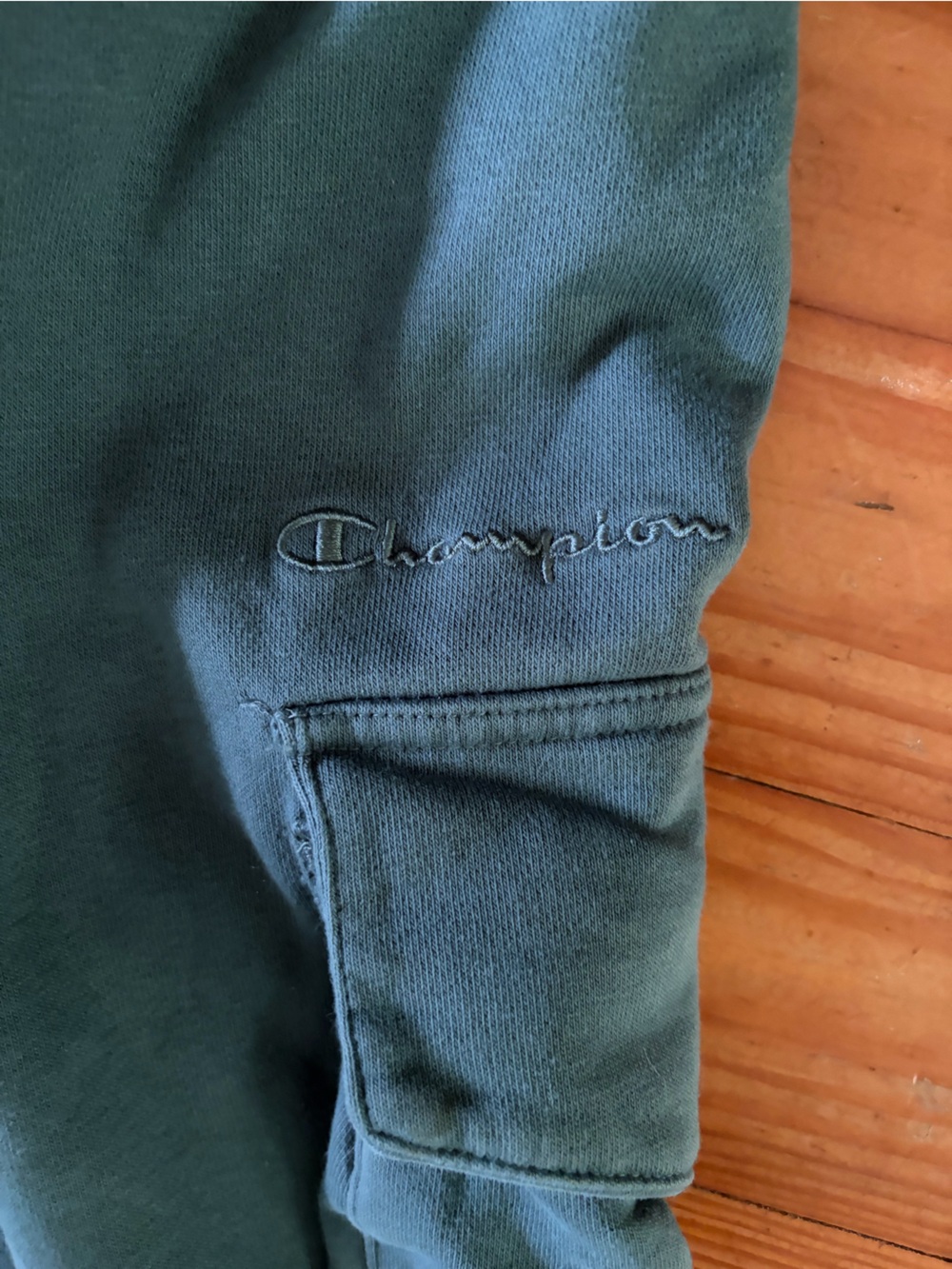 Champion Pullover Sweatshirt in Teal
